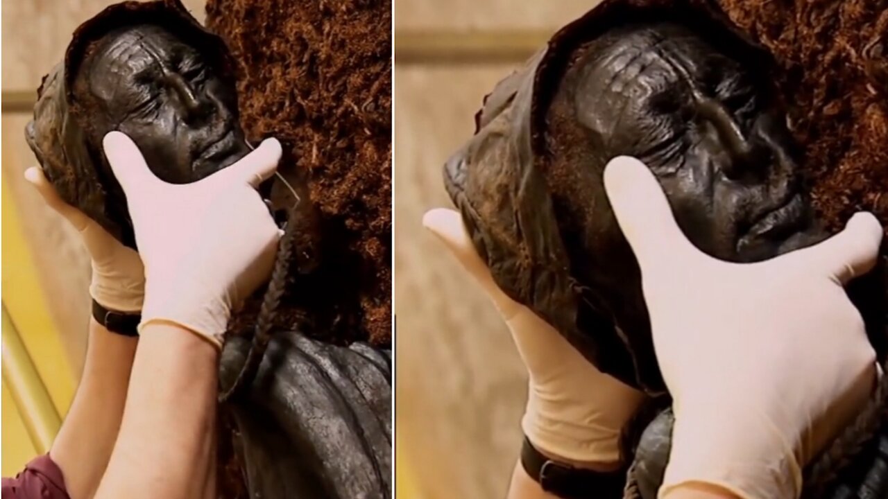 2400 Year-old mummy of a Tollund man