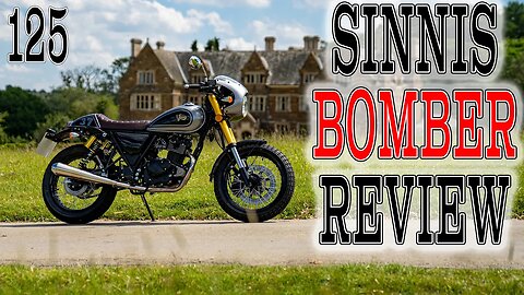Sinnis Bomber 125cc Review. A stunning looking, learner-legal Cafe Racer!