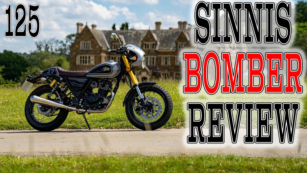 Sinnis Bomber 125cc Review. A stunning looking, learner-legal Cafe Racer!