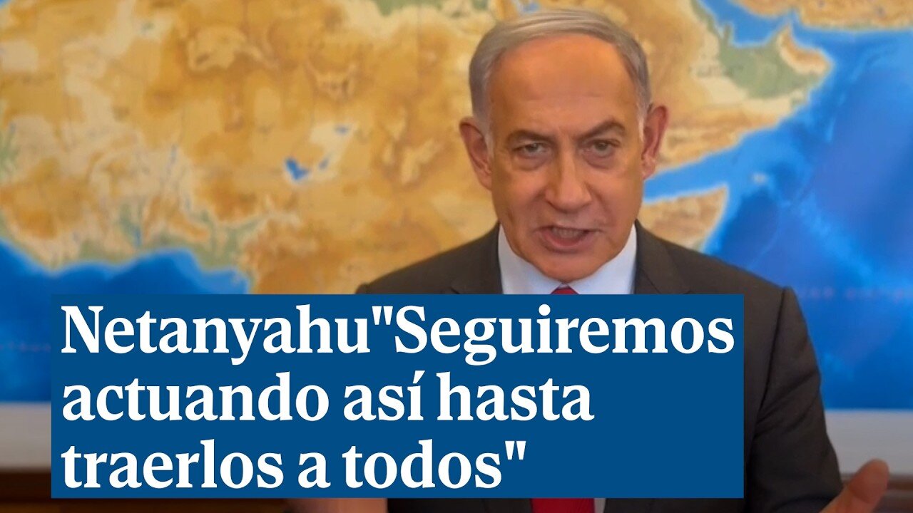 Netanyahu, tras el rescate de un rehén: "Seguiremos actuando así hasta traerlos a todos"