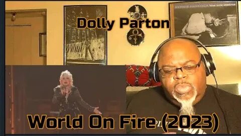 Everybody's Tripping ! Dolly Parton -World On Fire (2023-CMA Awards) 1st Time Reaction !