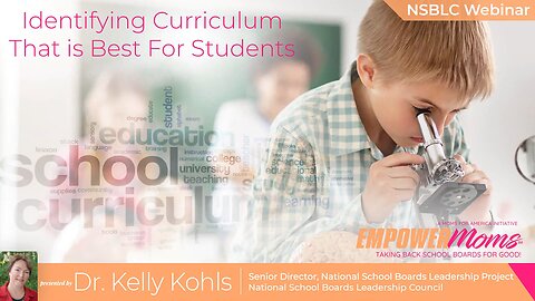 Webinar - Identifying Curriculum That is Best for Students