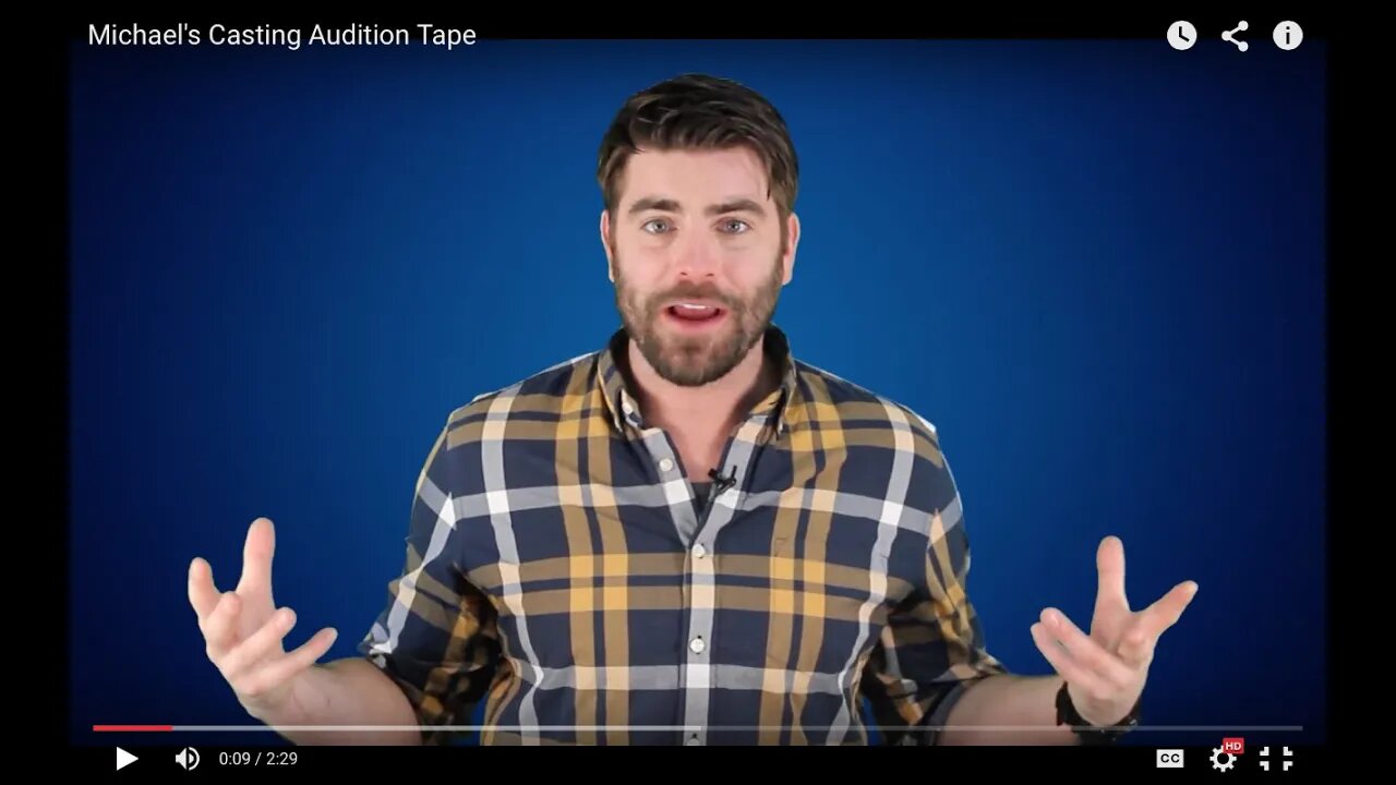 Michael's Casting Audition Tape