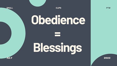 Obedience = Obediencia / #PastorTerryHorn #Deliverance