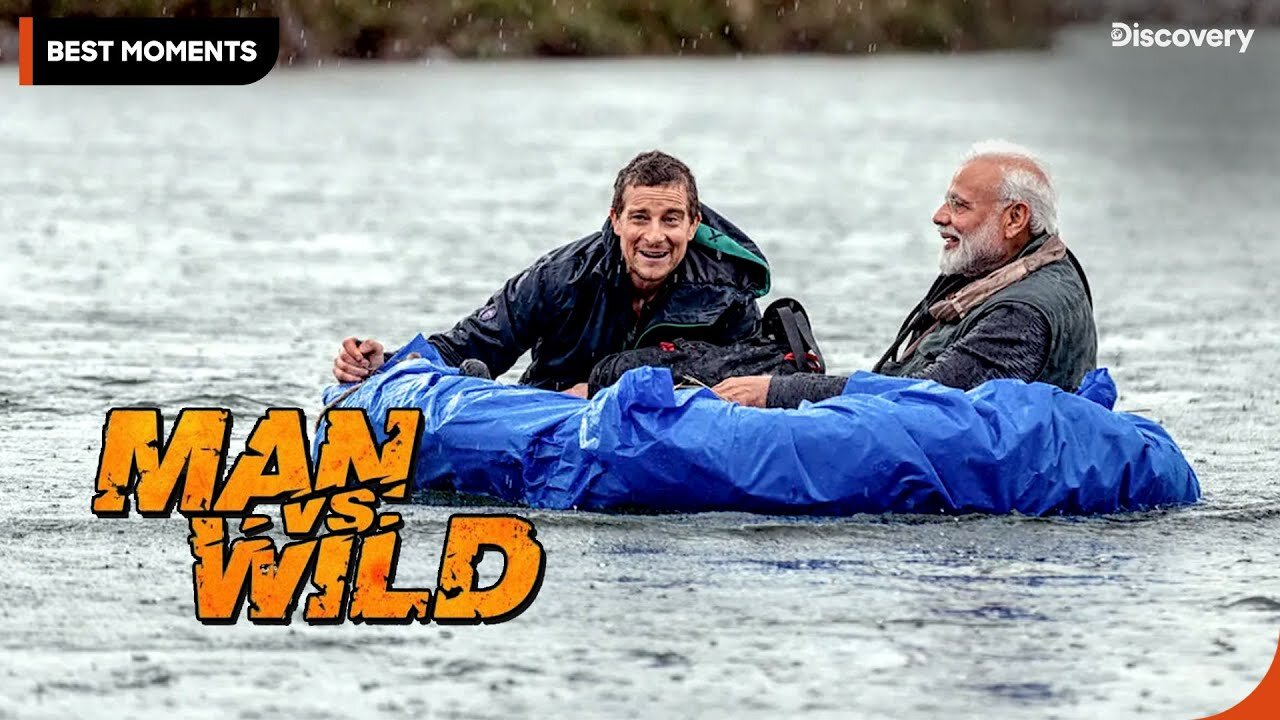 PM Narendra Modi's heroic adventure!🔥 | Bear Grylls | Man Vs Wild | Best Moments |