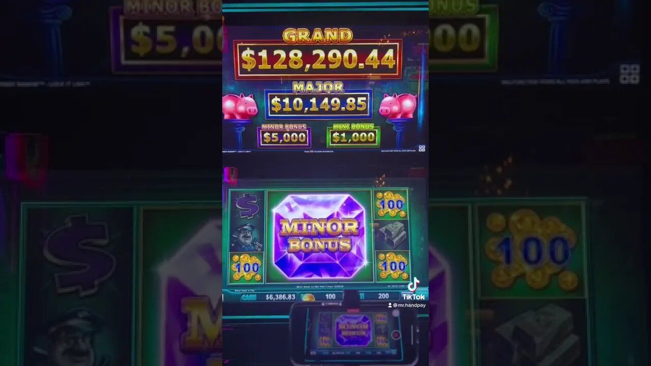 $100/spin Piggy Bonus Round! #shorts