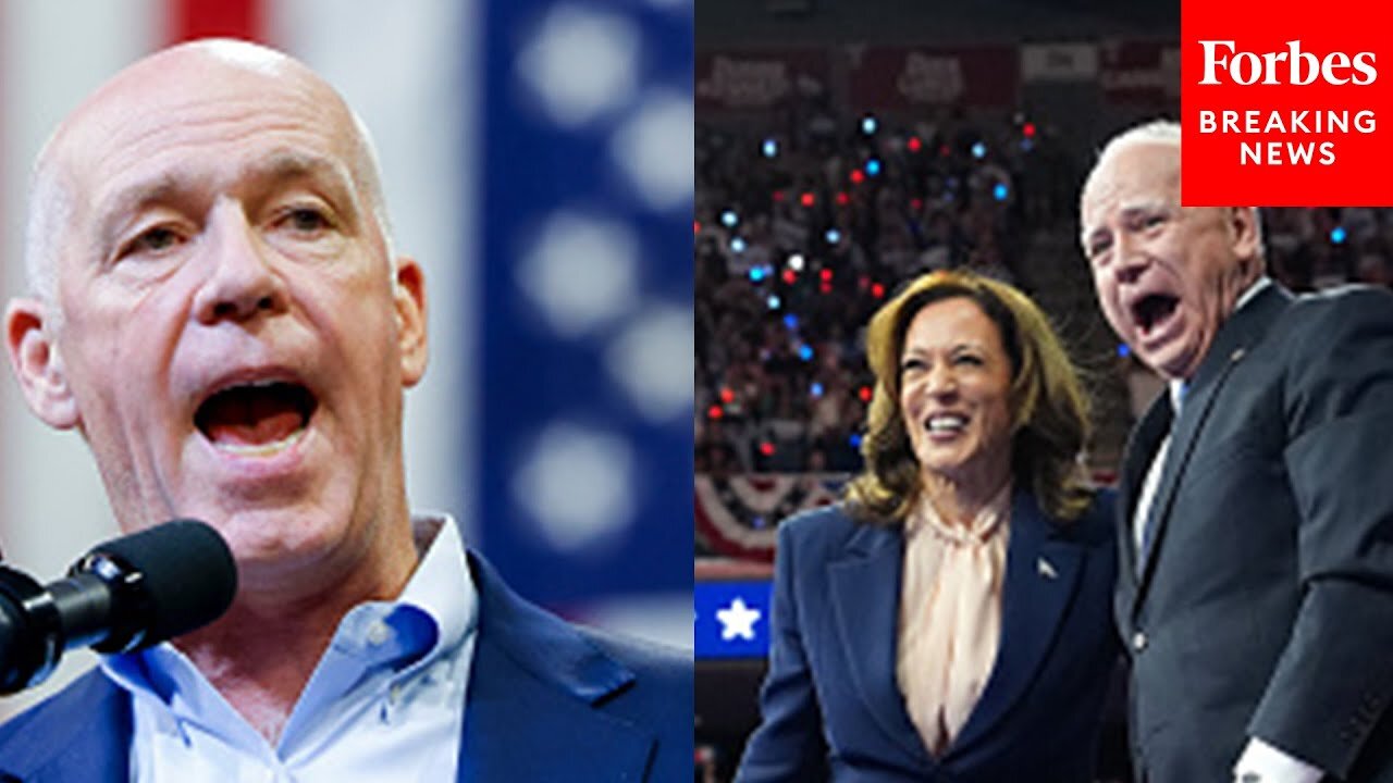 WATCH: Montana Gov. Gianforte Labels Harris And Walz As 'Weak And Failed' During Trump-Vance Rally