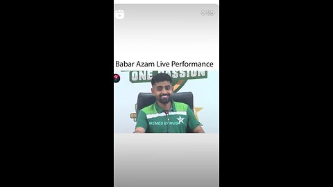 Babar Azam singing