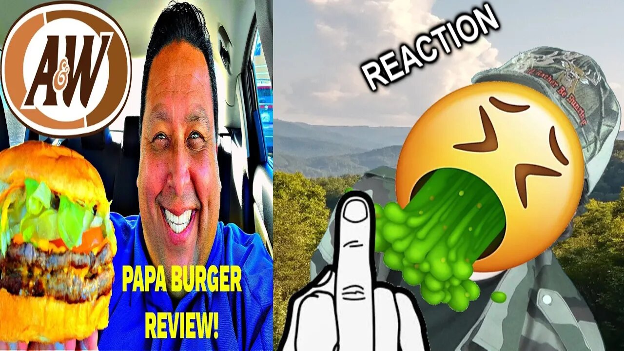 A&W Papa Burger Review - A Foodie Federation Collaborative! (JoeysWorldTour) REACTION!!! (BBT)