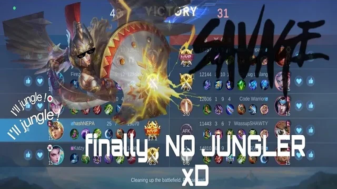 #mlbb All-star season | Jungling dispute | Finally SAVAGE