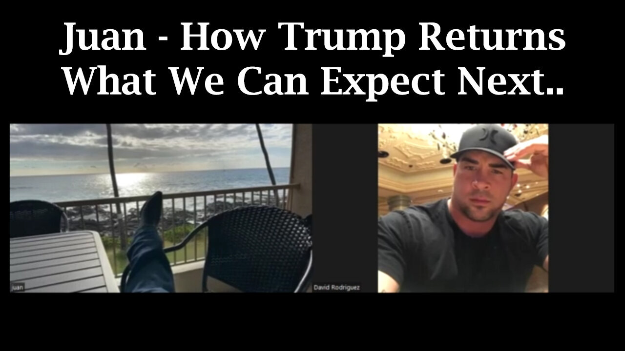 Juanito HUGE - How Trump Returns > What We Can Expect Next.