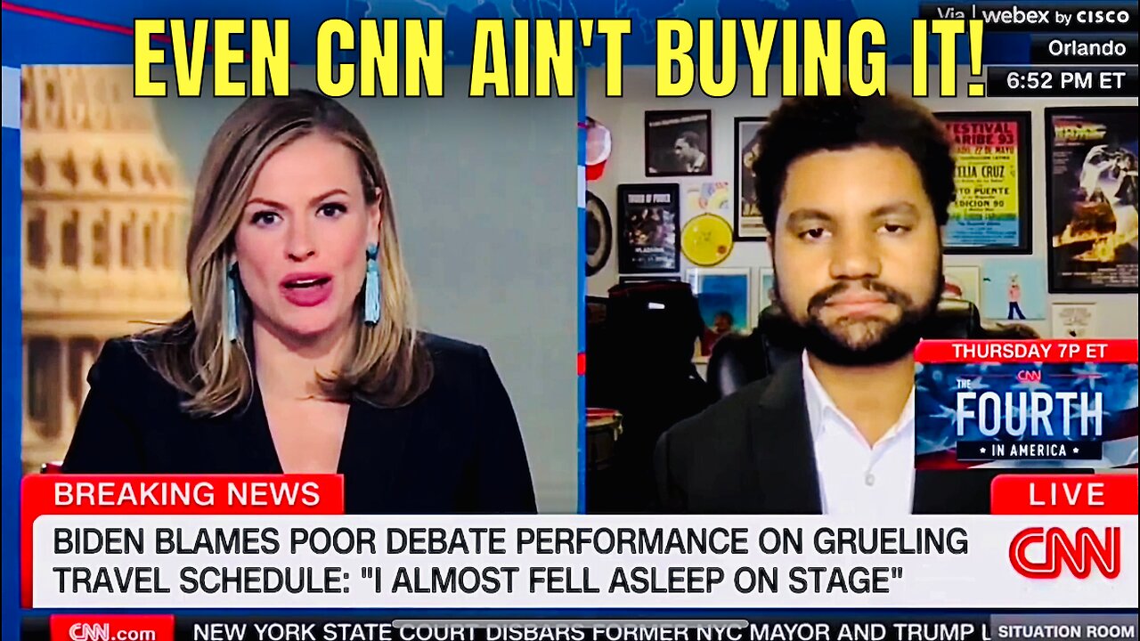 Sleepy Joe Biden just told Donors he was FALLING ASLEEP during the Debate due to Jet Lag! 🤦♂️