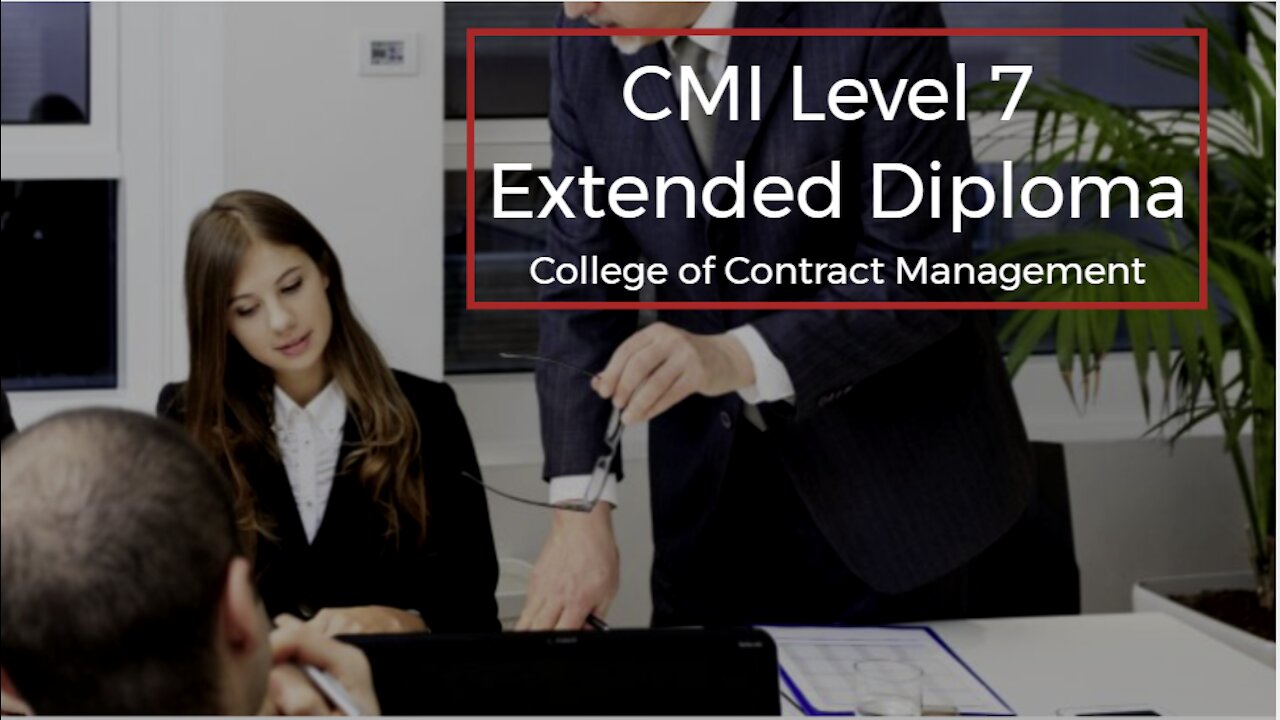 CMI Level 7 Extended Diploma