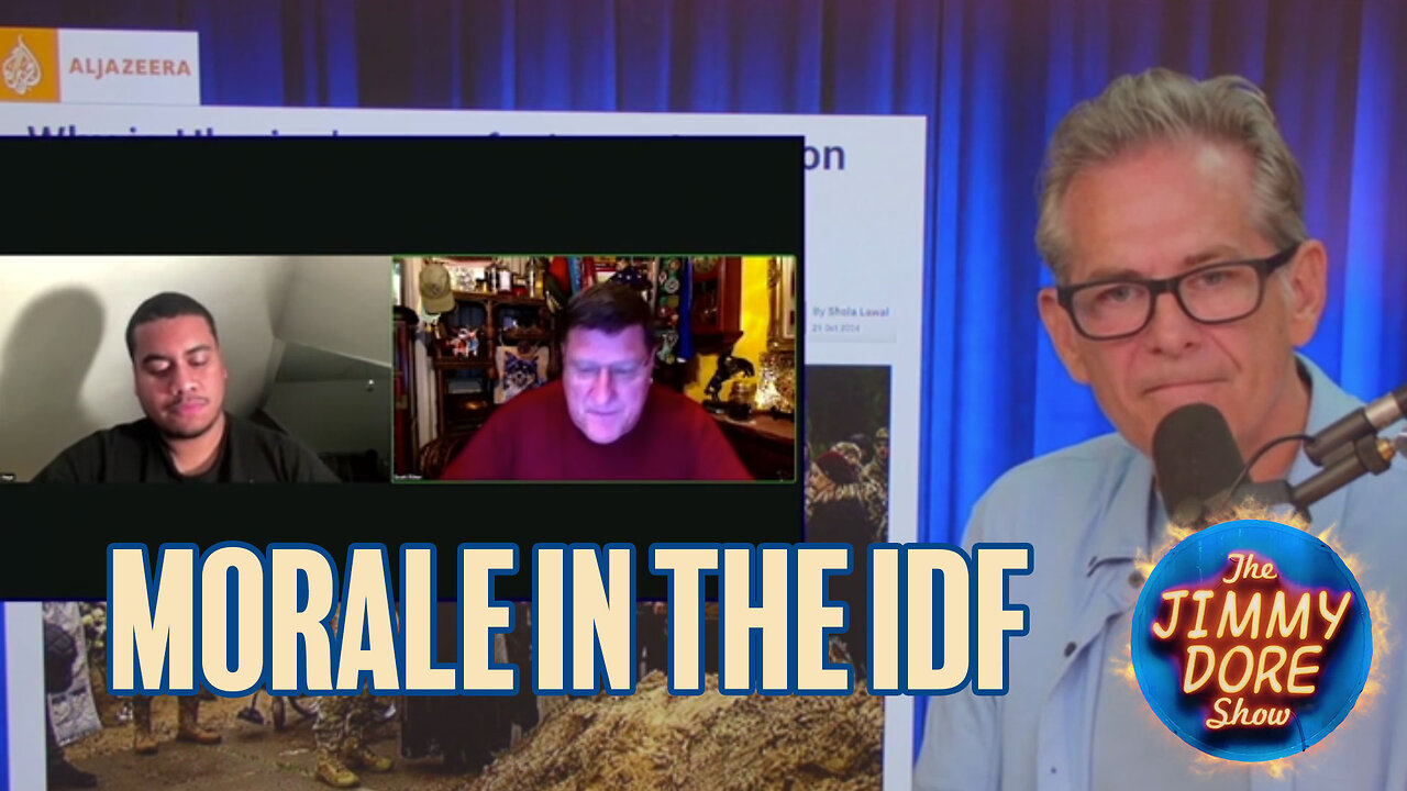 Jose Vega and Scott Ritter on diminishing war morale in IDF▮The Jimmy Dore Show