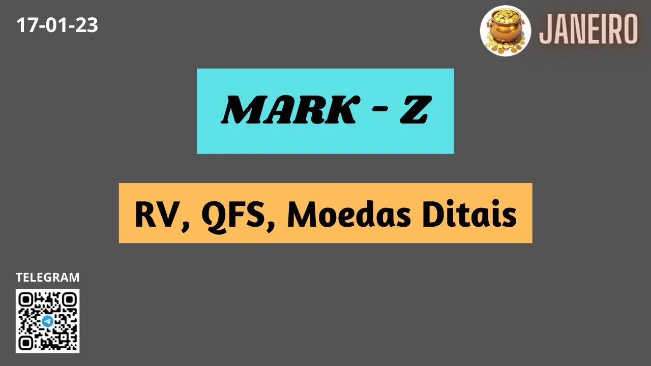 MARK-Z RV QFS Moedas Ditais