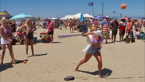 Testicuzzi Girls in a volleyball tournament with zero experience haha