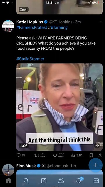 Kate Hopkins Farmers Protest London 19/11/2024