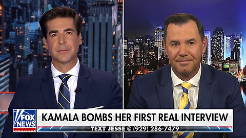 Kamala Harris' 'Special Report' Interview Was As Bad As Biden's Debate In June, Says Joe Concha