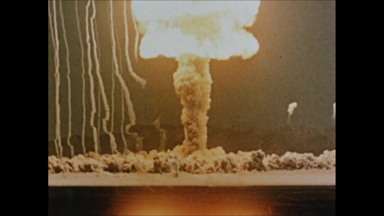 Atomic Bomb Testing, United States Federal Civil Defense Administration (1954 Original Colored Film)