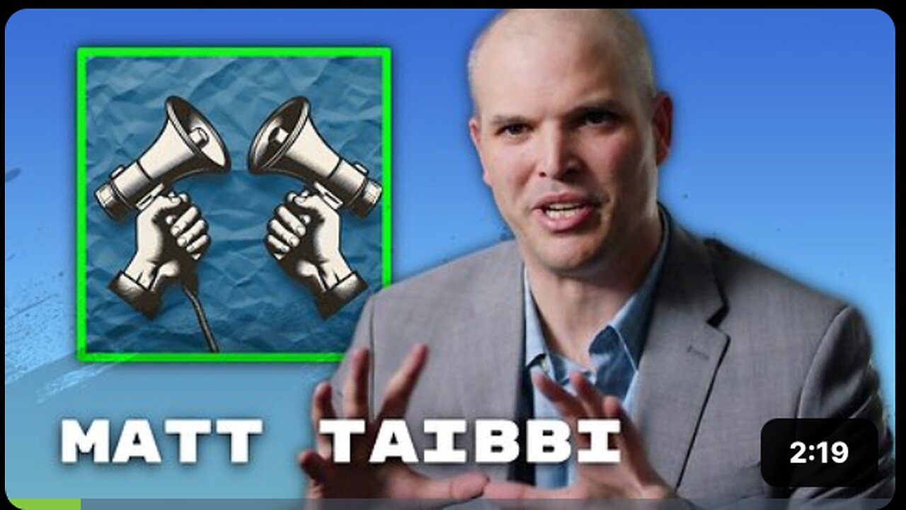 'Defiance is in our DNA': Taibbi's Call to Resist Censorship