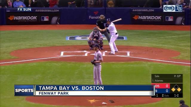 Mookie Betts and Chris Sale lead Boston Red Sox 4-2 over Tampa Bay Rays as Willy Adames debuts