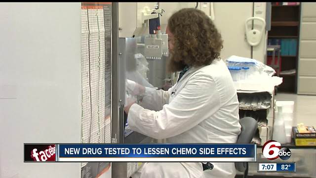 Drug tested to lessen chemo side effects at IU Health