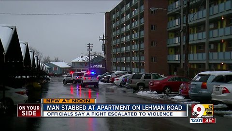 Man stabbed at Lehman Road apartment