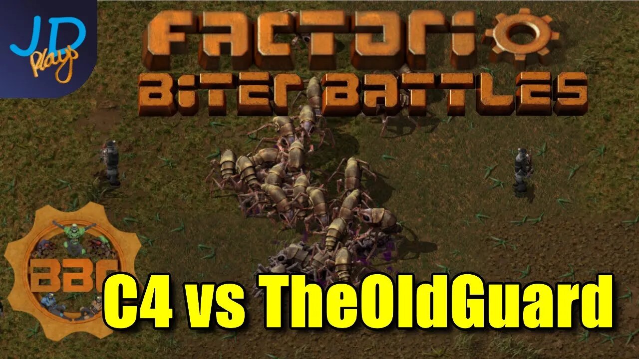 Factorio PvP Biter Battles ⚙️ BBChampions ⚙️ C4 vs The Old Guard