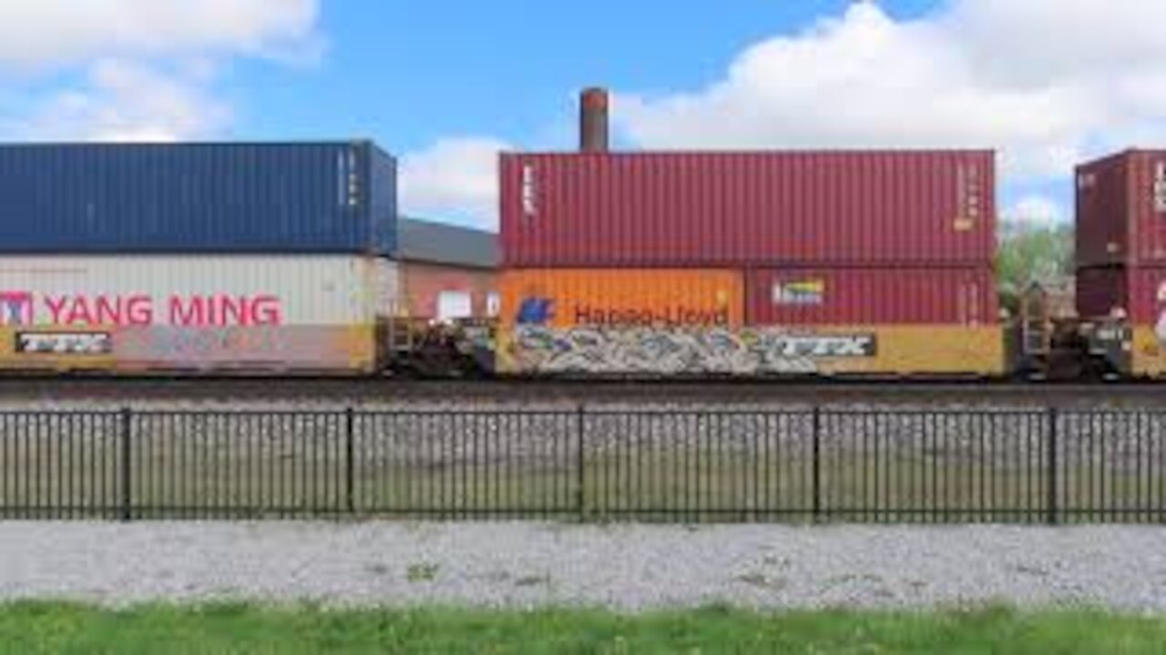 Norfolk Southern 234 Intermodal Train from Fostoria, Ohio May 8, 2021