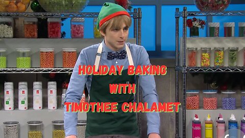 Holiday Baking with Timothee Chalamet #funny