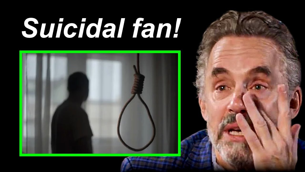 Jordan Peterson Starts Crying While Telling A Story About A Suicidal Fan