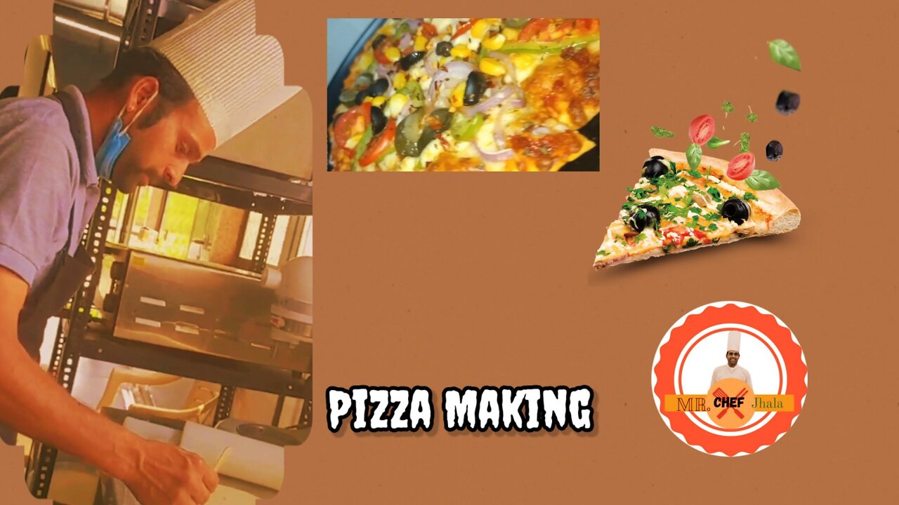 Pizza making , Cheese pizza,