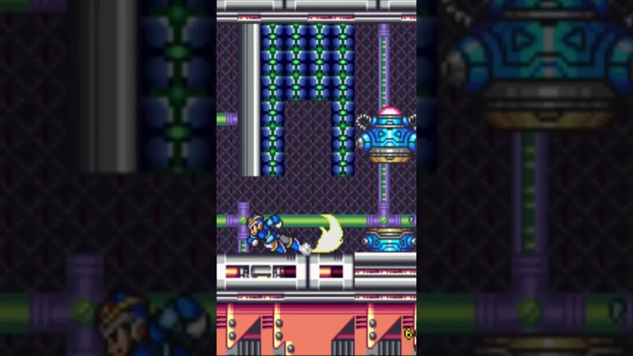 Capacete na Fase do Storm Eagle - Mega Man X - Snes