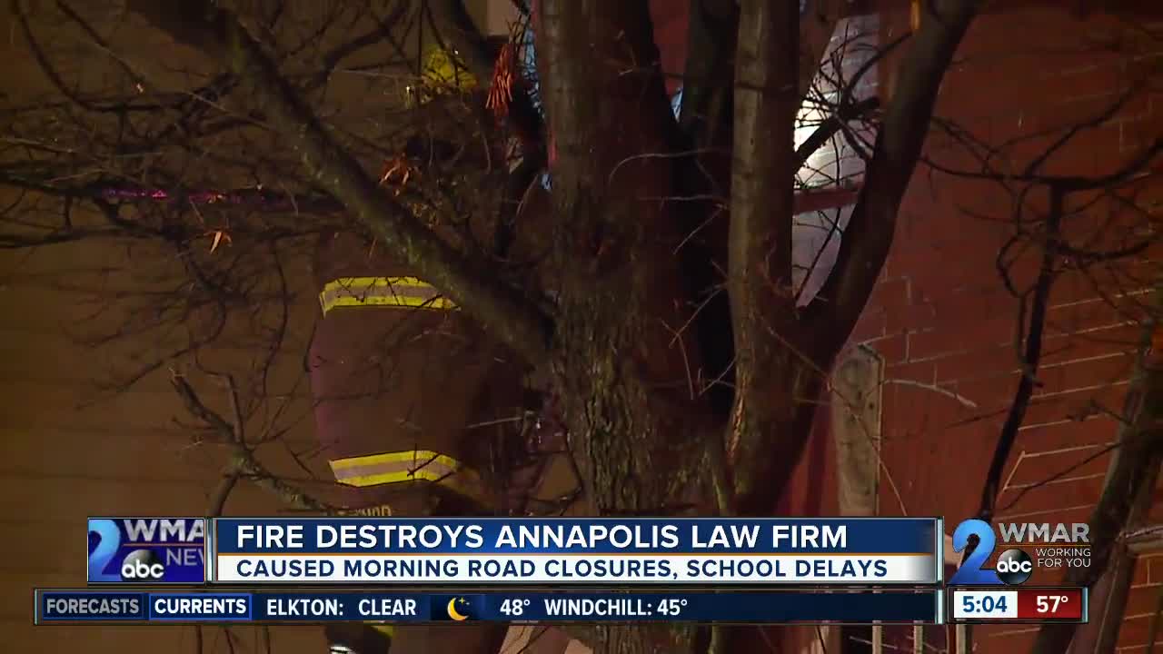 Fire destroys Annapolis law firm