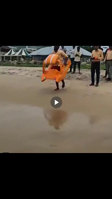 Lifeguard with remote control.