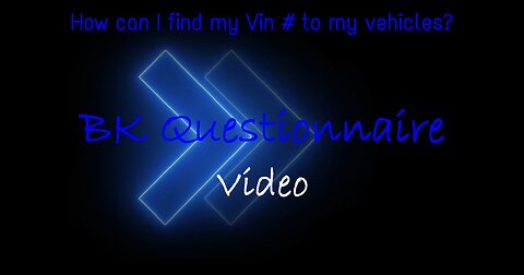 Where is my Vin # to my vehicle Property Tab