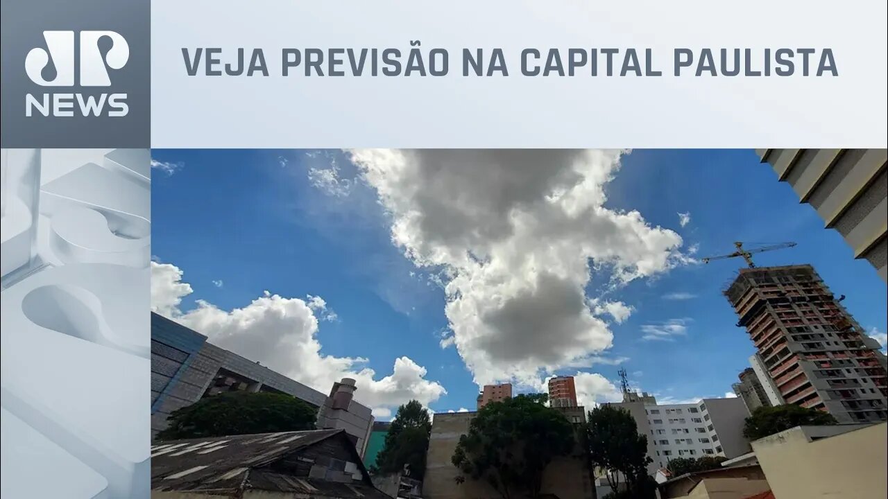 São Paulo terá semana típica de verão, com sol e chuva no final do dia