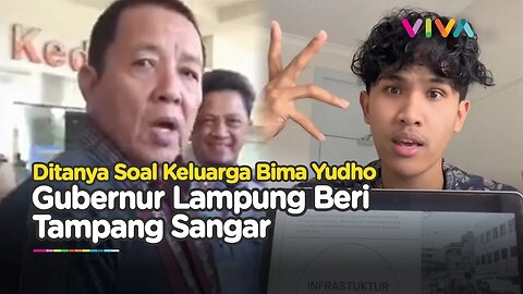 Wajah Sangar Gubernur Lampung Tanggapi Kabar Intimidasi Keluarga Bima Yudho