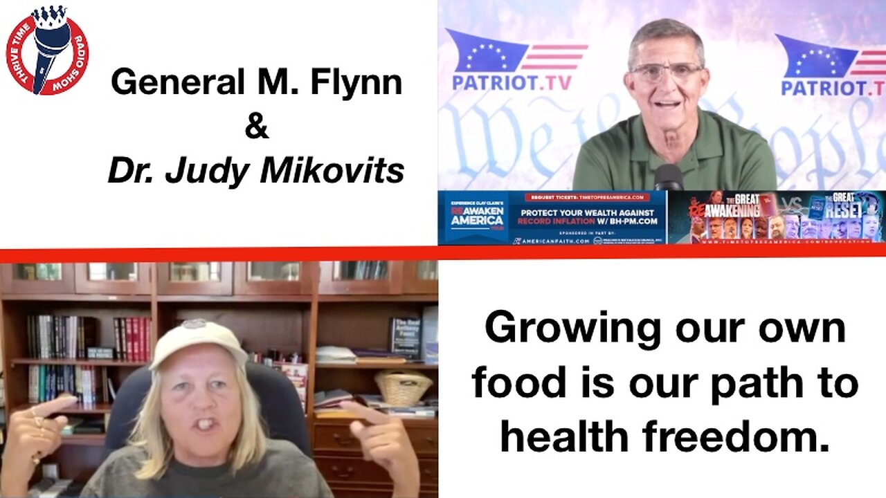 Growing our own food is our path to health freedom.