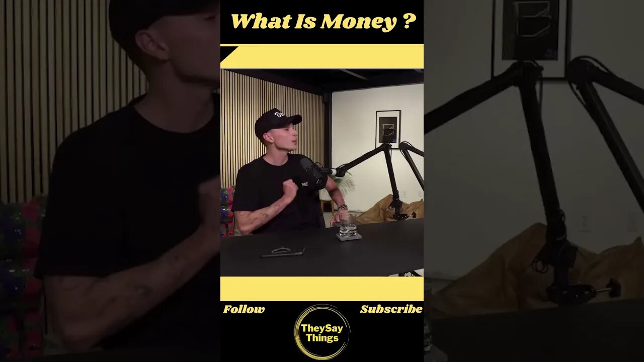 Luke Belmar , What Is Money #shorts #youtubeshorts #life #podcast #viral #advice #mindset