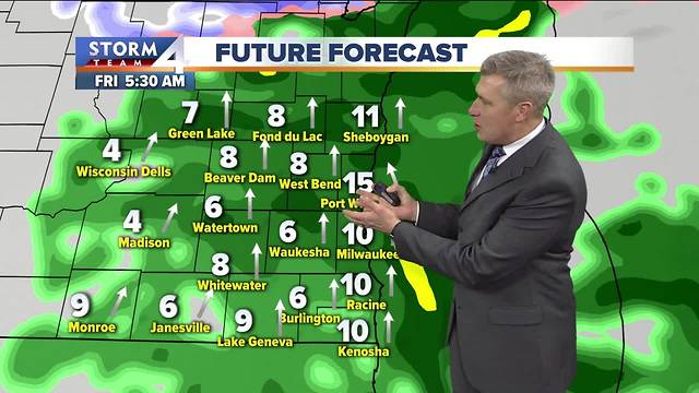 Soggy Friday commute after overnight wintry mix