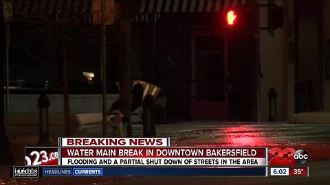 Flooding forced BPD to close blocks in Downtown Bakersfield