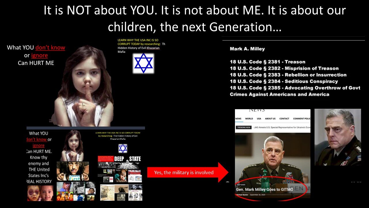 It is not about me or you. It is about our next generation!