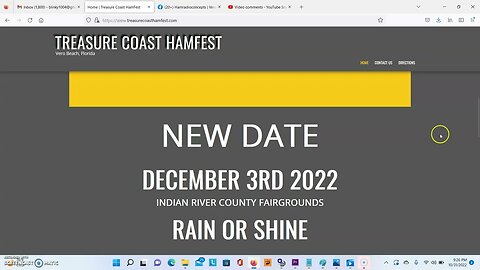 Treasure Coast Hamfest 2022, Vero Beach W4OT, Announcement And Details! @HamRadioConcepts