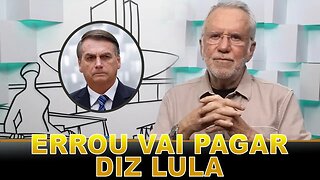 Lula indireta para Bolsonaro, quem errou vai pagar pelos seus crimes [ALEXANDRE GARCIA]