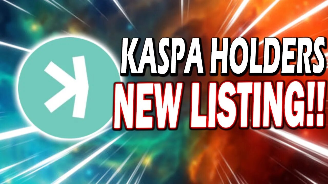 KASPA HOLDERS!! NEW TOP TIER EXCHANGE LISTING INCOMING!! KAS COMMUNITY IS THE BEST!!