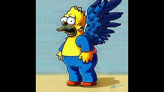 Homer Simpson fused with articuno #homersimpson #articuno #wonderapp