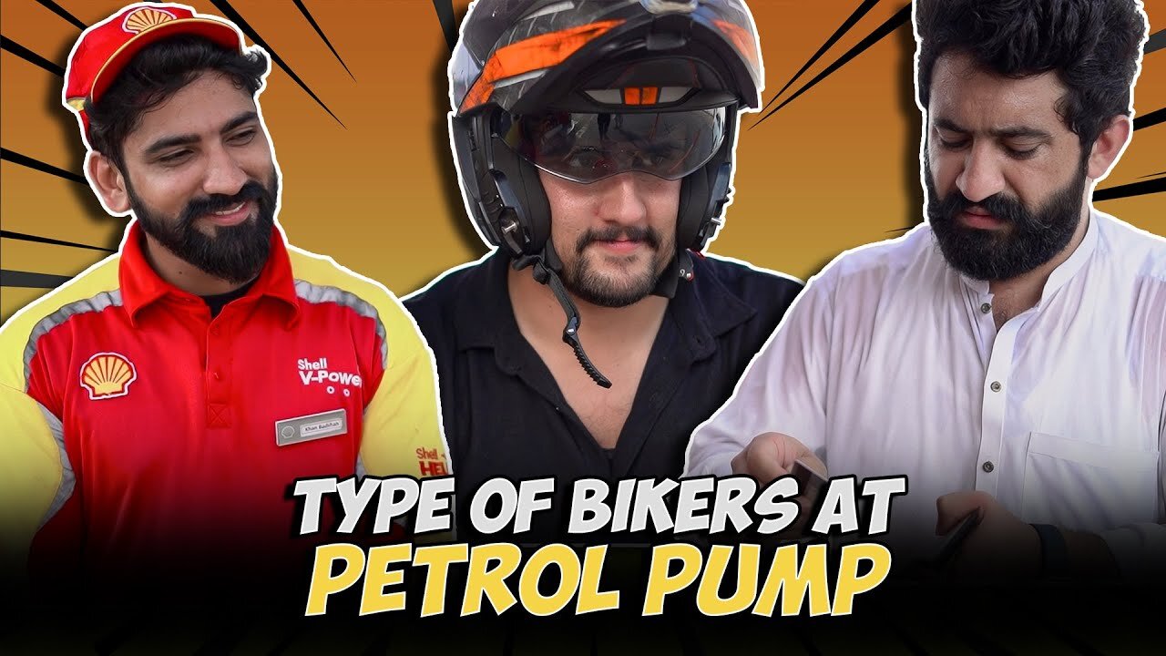 Type Of Bikers At Petrol Pump