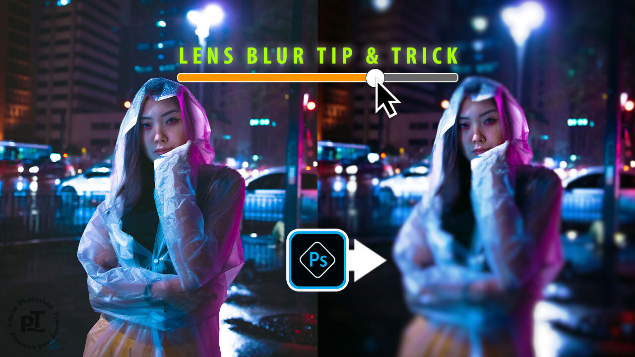 LENS BLUR Tip & Trick in Photoshop