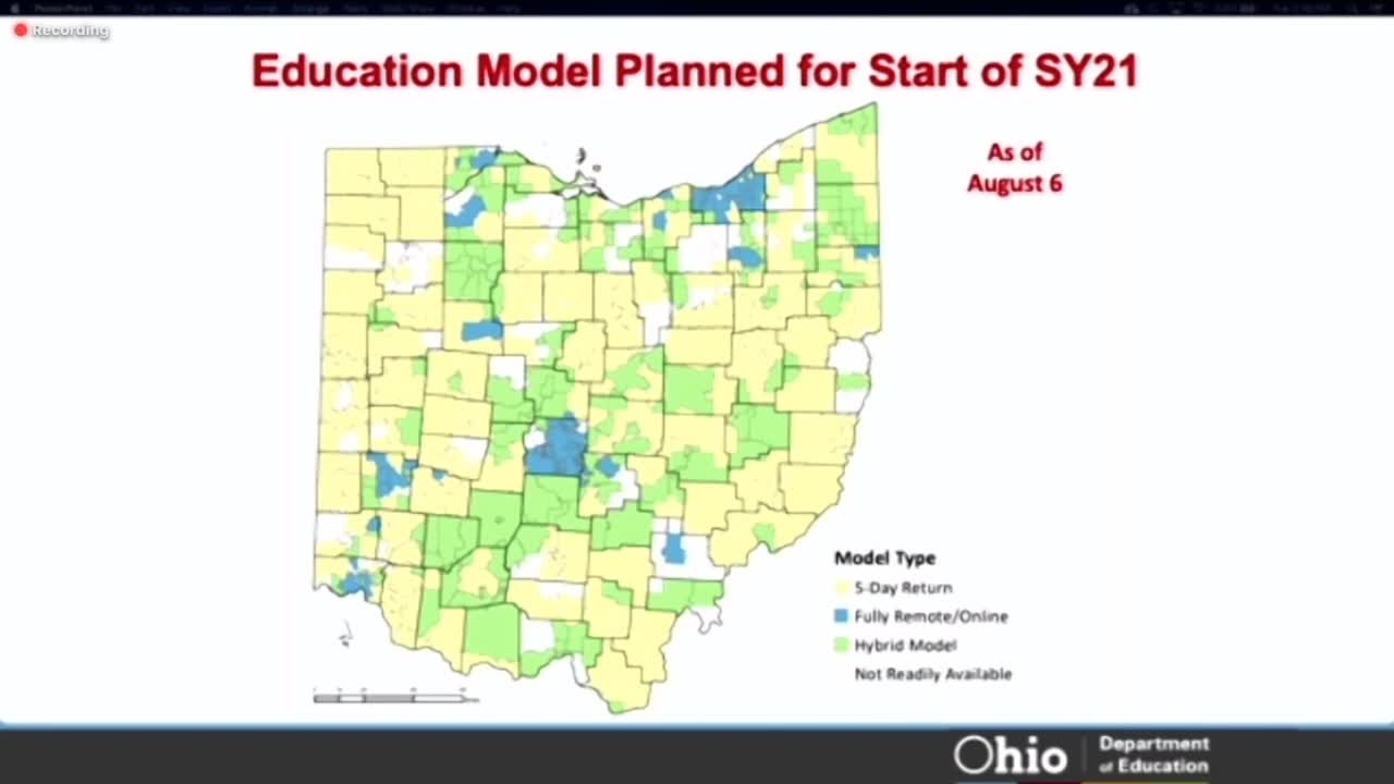 State map shows three different ways Ohio school districts are planning to return